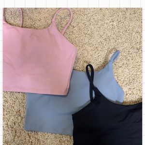 Longline sports bra tanks!